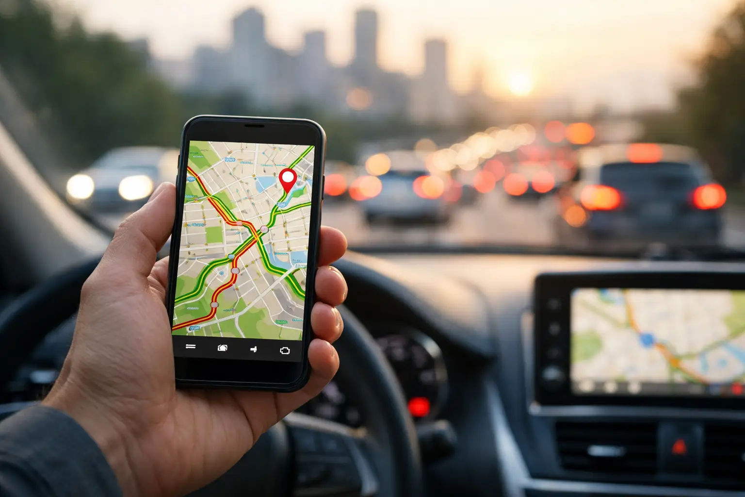 What a Traffic Aware Route Planning App Does